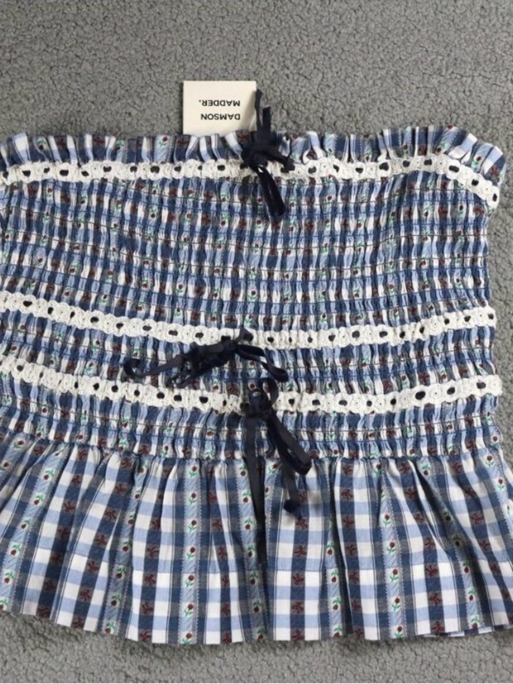 New Damson Madder Katya Tube Top, UK size 16